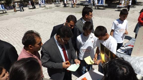 Türkmen Ortaokulu Tübitak Bilim Fuarı Açıldı